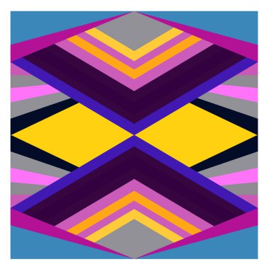 Kaynak için vektör renkli geometrik ve eğri arkaplan deseni