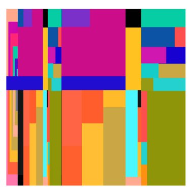 Kaynak için vektör renkli geometrik ve eğri arkaplan deseni