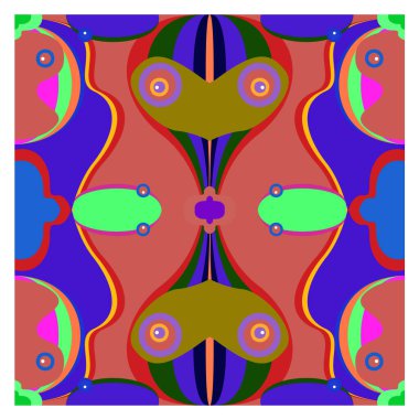 Kaynak için vektör renkli geometrik ve eğri arkaplan deseni