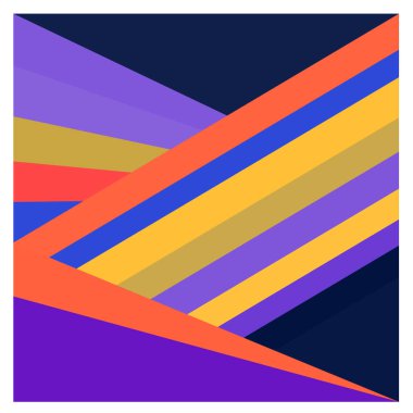 Kaynak için vektör renkli geometrik ve eğri arkaplan deseni