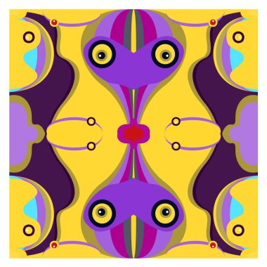 Kaynak için vektör renkli geometrik ve eğri arkaplan deseni