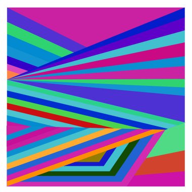 Kaynak için vektör renkli geometrik ve eğri arkaplan deseni