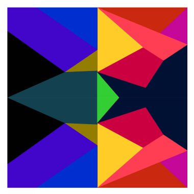 Kaynak için vektör renkli geometrik ve eğri arkaplan deseni