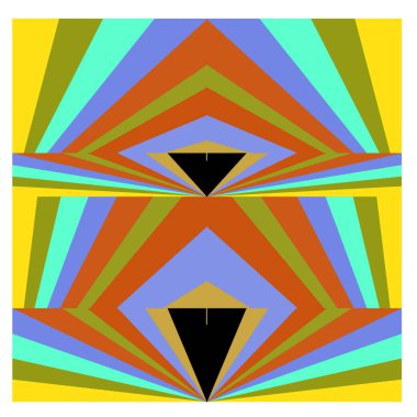 Kaynak için vektör renkli geometrik ve eğri arkaplan deseni