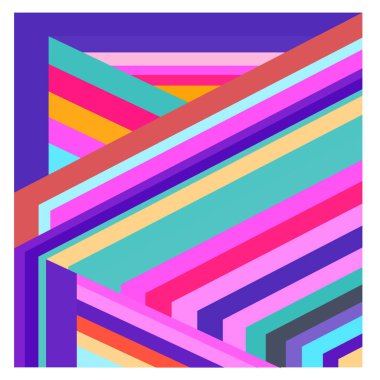 Kaynak için vektör renkli geometrik ve eğri arkaplan deseni