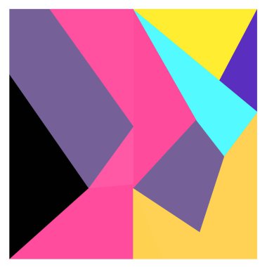 Kaynak için vektör renkli geometrik ve eğri arkaplan deseni