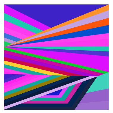 Kaynak için vektör renkli geometrik ve eğri arkaplan deseni