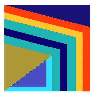 Kaynak için vektör renkli geometrik ve eğri arkaplan deseni