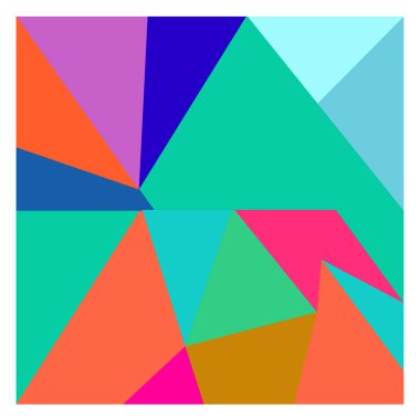 Kaynak için vektör renkli geometrik ve eğri arkaplan deseni