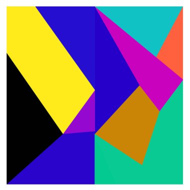 Kaynak için vektör renkli geometrik ve eğri arkaplan deseni