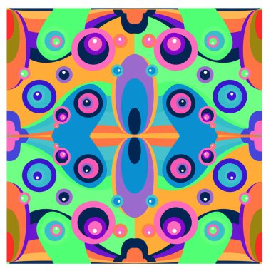 Kaynak için vektör renkli geometrik ve eğri arkaplan deseni