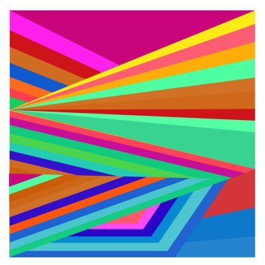 Kaynak için vektör renkli geometrik ve eğri arkaplan deseni