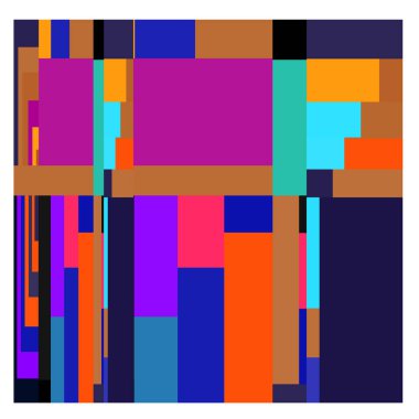 Kaynak için vektör renkli geometrik ve eğri arkaplan deseni