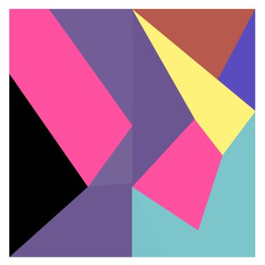 Kaynak için vektör renkli geometrik ve eğri arkaplan deseni