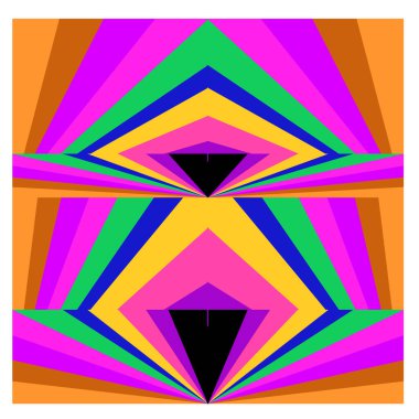 Kaynak için vektör renkli geometrik ve eğri arkaplan deseni