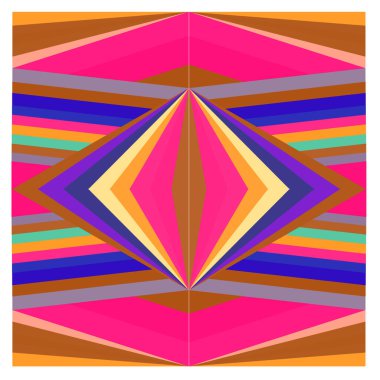 Kaynak için vektör renkli geometrik ve eğri arkaplan deseni