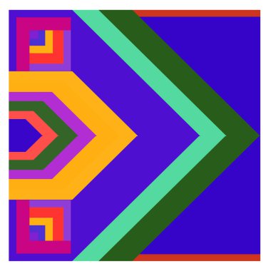 Kaynak için vektör renkli geometrik ve eğri arkaplan deseni