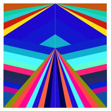 Kaynak için vektör renkli geometrik ve eğri arkaplan deseni