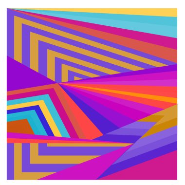 Kaynak için vektör renkli geometrik ve eğri arkaplan deseni