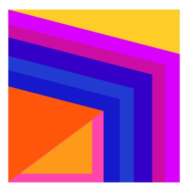 Kaynak için vektör renkli geometrik ve eğri arkaplan deseni