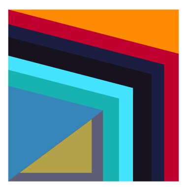 Kaynak için vektör renkli geometrik ve eğri arkaplan deseni