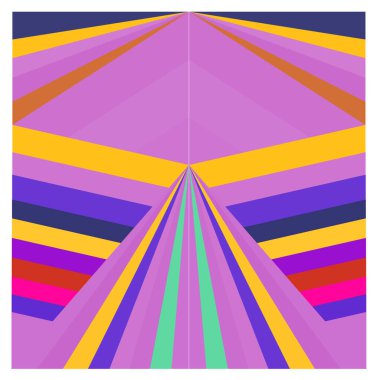 Kaynak için vektör renkli geometrik ve eğri arkaplan deseni