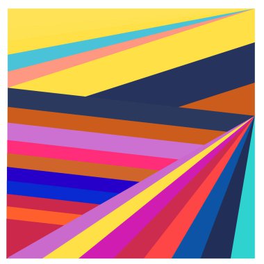 Kaynak için vektör renkli geometrik ve eğri arkaplan deseni