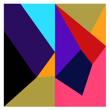 Kaynak için vektör renkli geometrik ve eğri arkaplan deseni