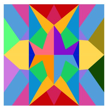 Kaynak için vektör renkli geometrik ve eğri arkaplan deseni