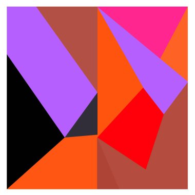 Kaynak için vektör renkli geometrik ve eğri arkaplan deseni