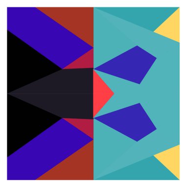 Kaynak için vektör renkli geometrik ve eğri arkaplan deseni