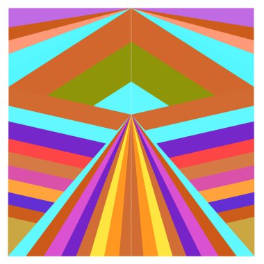 Kaynak için vektör renkli geometrik ve eğri arkaplan deseni