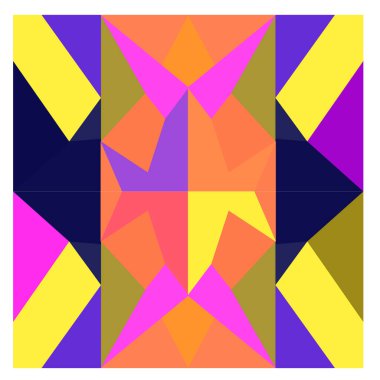 Kaynak için vektör renkli geometrik ve eğri arkaplan deseni