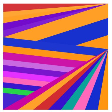 Kaynak için vektör renkli geometrik ve eğri arkaplan deseni