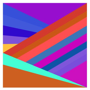 Kaynak için vektör renkli geometrik ve eğri arkaplan deseni