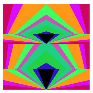 Kaynak için vektör renkli geometrik ve eğri arkaplan deseni