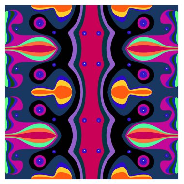 Kaynak için vektör renkli geometrik ve eğri arkaplan deseni