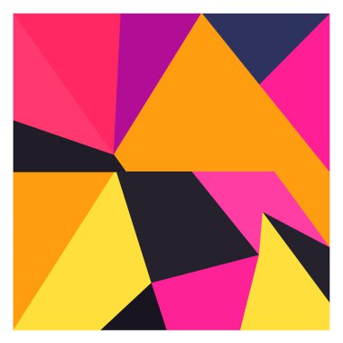 Kaynak için vektör renkli geometrik ve eğri arkaplan deseni