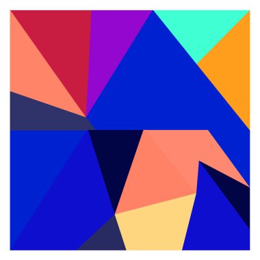 Kaynak için vektör renkli geometrik ve eğri arkaplan deseni