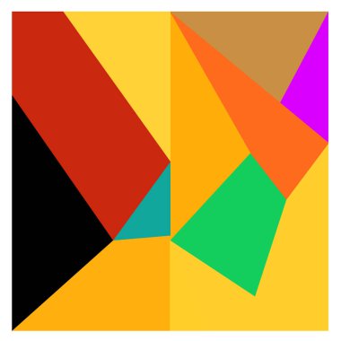 Kaynak için vektör renkli geometrik ve eğri arkaplan deseni