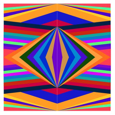 Kaynak için vektör renkli geometrik ve eğri arkaplan deseni