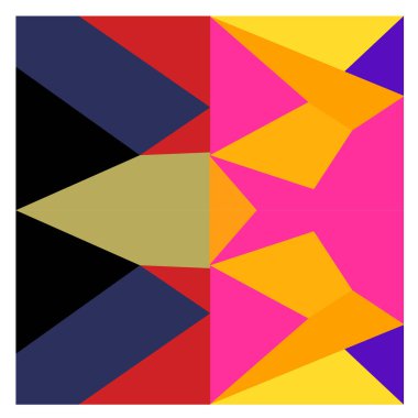 Kaynak için vektör renkli geometrik ve eğri arkaplan deseni