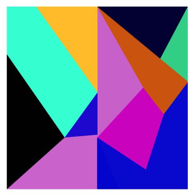 Kaynak için vektör renkli geometrik ve eğri arkaplan deseni