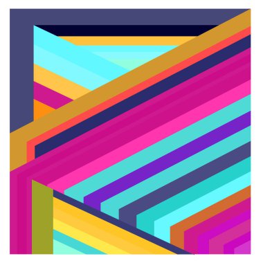 Kaynak için vektör renkli geometrik ve eğri arkaplan deseni