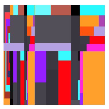 Kaynak için vektör renkli geometrik ve eğri arkaplan deseni