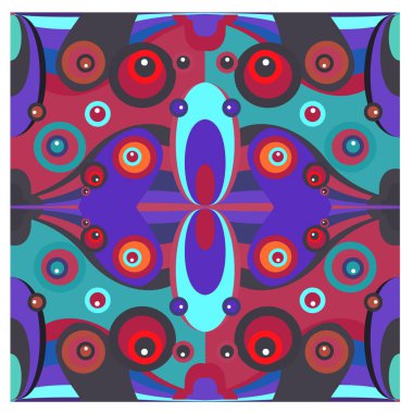 Kaynak için vektör renkli geometrik ve eğri arkaplan deseni