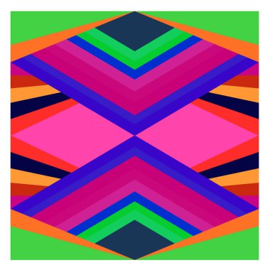 Kaynak için vektör renkli geometrik ve eğri arkaplan deseni