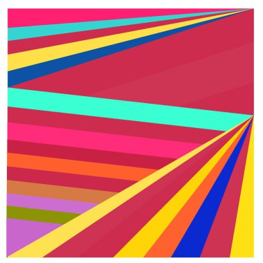 Kaynak için vektör renkli geometrik ve eğri arkaplan deseni