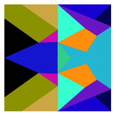 Kaynak için vektör renkli geometrik ve eğri arkaplan deseni