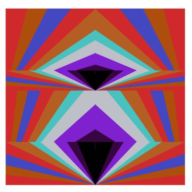 Kaynak için vektör renkli geometrik ve eğri arkaplan deseni